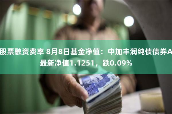 股票融资费率 8月8日基金净值：中加丰润纯债债券A最新净值1.1251，跌0.09%