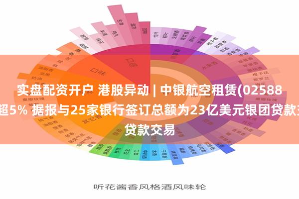 实盘配资开户 港股异动 | 中银航空租赁(02588)涨超5% 据报与25家银行签订总额为23亿美元银团贷款交易