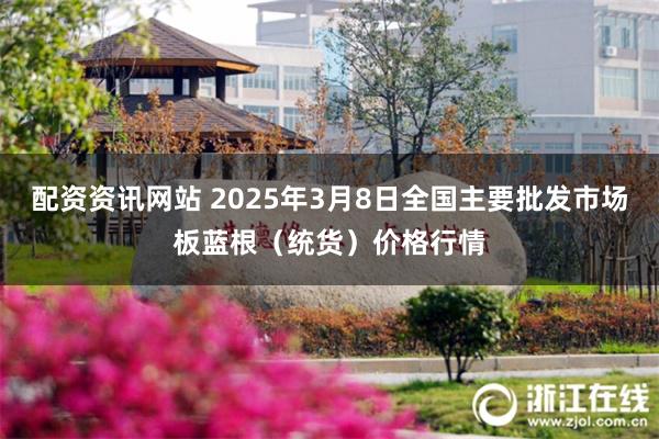 配资资讯网站 2025年3月8日全国主要批发市场板蓝根（统货）价格行情